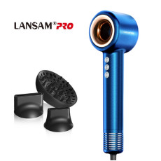 LANSAM PRO 負離子溫控無葉風筒 (藍色)