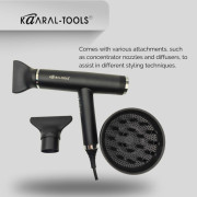 KAARAL-TOOLS KT-1316 Professional BLDC Hair Dryer 