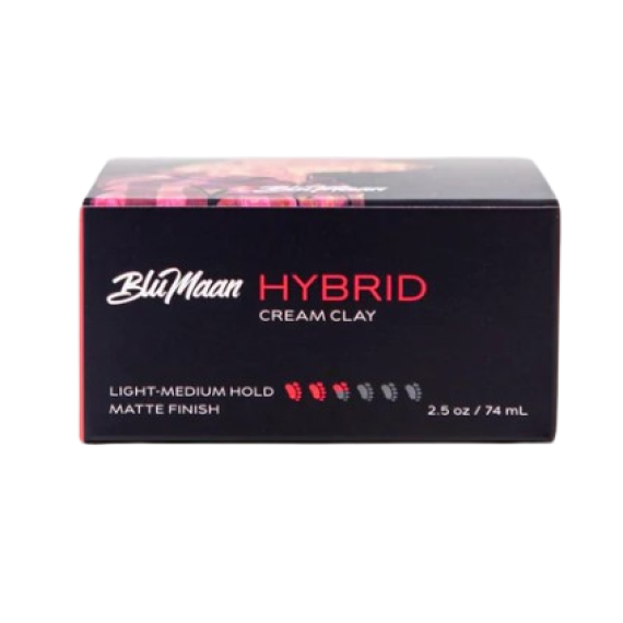 Blumaan Hybird 紅棕熊極輕感空氣瀏海專用髮泥 74ml